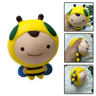 

Gotoamei Jumbo Adorable Bee Charm Super Slow Rising Squeeze Stress Reliever Toys Gift