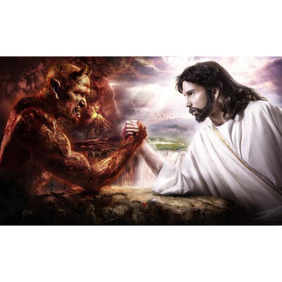 

5D DIY Full Drill Diamond Painting Easter Hand Wrestling Cross Stitch Kits