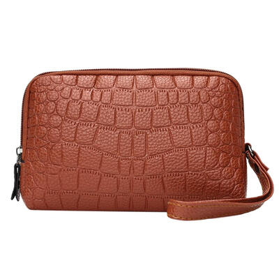 

Women PU Leather Phone Clutch Handbags Zipper Coin Holder Wallet Wristlets