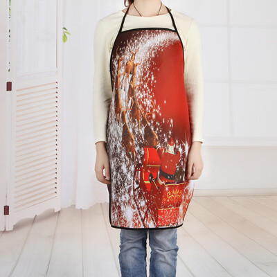 

Gobestart Christmas Decoration Waterproof Apron Christmas Dinner Party Apron