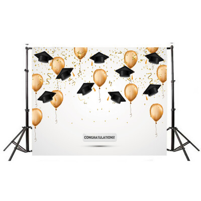 

Toponeto Graduation Backdrops Vinyl Wall 5x3FT Digital Background Photography Studio A