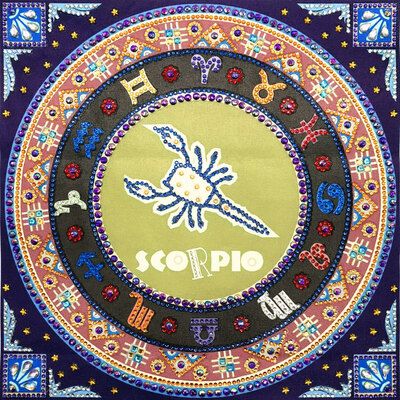 

DIY Crystal Rhinestone Diamond Painting 12 Zodiac Constellations Cross Stitch Pictures Wall Hanging Decor Embroidery Paintings