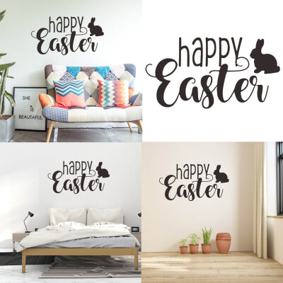 

〖Follure〗2019 HAPPLY EASTER Household Room Wall Sticker Mural Decor Decal Removable