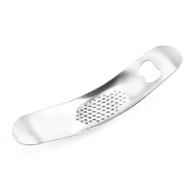 

Kitchen Gadgets Stainless Steel Garlic Press Crusher Peeler Cooking Tools