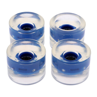 

​4Pcs Skateboard Wheels 70MM Glow Flash Longboard Light Wheels 78A Skater
