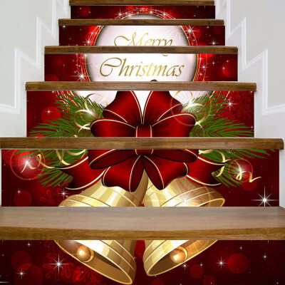 

Toponeto Christmas Decoration Stair Stickers Christmas Stairs Stickers Wall Stickers