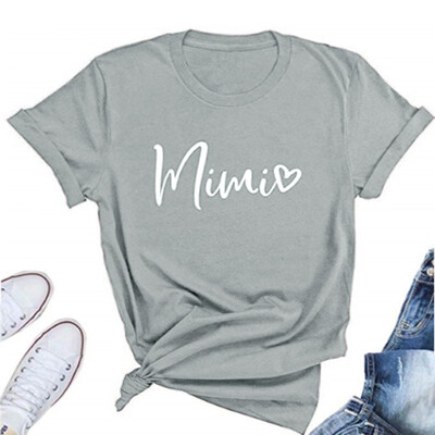 

Starmoon Womens Casual Short Sleeve Letter Heart Printed T shirts Blouse Tops