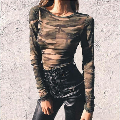 

Fashion Womens Long Sleeve Loose Blouse Casual Shirt Summer Tops T-Shirt Slim Top