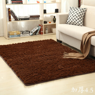 

Wei Ya Factory direct wholesale modern silk hair long hair carpet rectangular coffee table sofa bed carpet floor mat14085