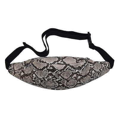 

Snake Print Waist Fanny Belt Packs Shoulder Women PU Leather Chest Bags
