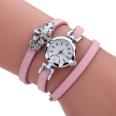 

Cross medal pendant ladies winding bracelet watch simple fashion inlaid diamond British watch female models