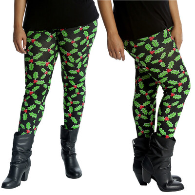 

Tailored Womens Santa Claus Print Tighten High Waist Pencil Pants Trousers