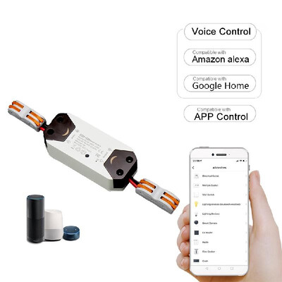 

433MHz RF Smart Wi-Fi Switch Wireless Relay Remote Control Voice APP Control Compatible with Alexa Google Home IFTTT Electrical