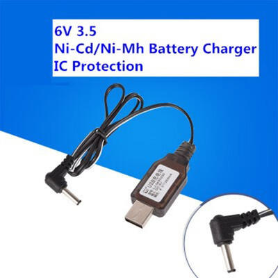

6V DC35 USB Charger Cable with Protected IC For RC Battery Toys Car Ship Robot Battery Charger Parts
