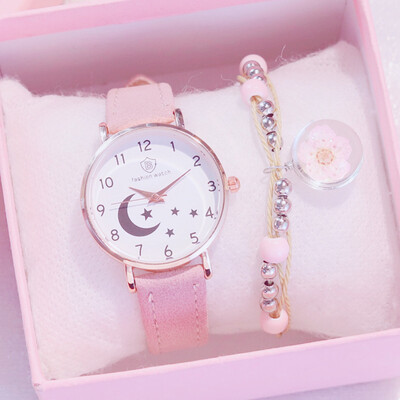 

Rainbow Watch Cute ins Wind Sakura Pollen Girls Net Red Girls Middle School Students Korean Edition Simplified Sen Department Coll