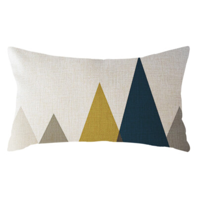 

〖Follure〗Minimalist Geometric Pillow Case Linen 30x50cm Cushion Cover Home Decor