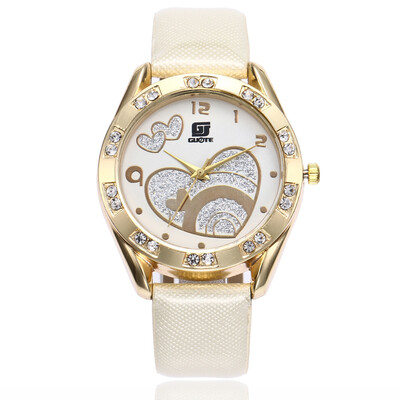 

Ladies belt watch heart&diamonds English watch