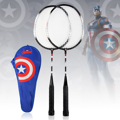 

Disney Marvel childrens badminton racket youth beginners introduction training badminton racket aluminum alloy shot