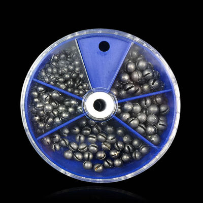 

Balight 7 Grid Fishing Egg Bullet Rig Sinkers Angling Lead Weight Split Shot Box High Quality New Hooks Tackle Fish Camp