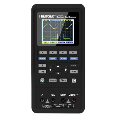 

Hantek 2 in 1 Handheld Digital Oscilloscope Multimeter Dual-channel 2 Channels USB Scopemeter Portable Scope Meter 40MHz Bandwid