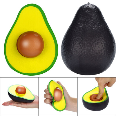 

Siaonvr Squishies Simulated Avocado Slow Rising Cream Scented Squeeze Stress Relief Toys