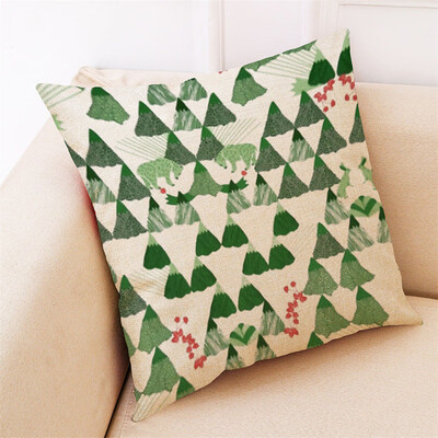 

Toponeto Pattern Pillowcase Linen Sofa Cushion Cover Home Decoration Pillowcase