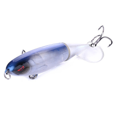

New Hot 13g Fishing Lure Artificial Fish Shape Lifelike Propeller Tractor Hard Bait With 2 Treble Hooks