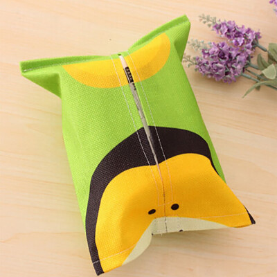 

〖Follure〗Cartoon Layer Cloth Tissue Box Napkin Cover Holder Home Decor Paper Towel Case