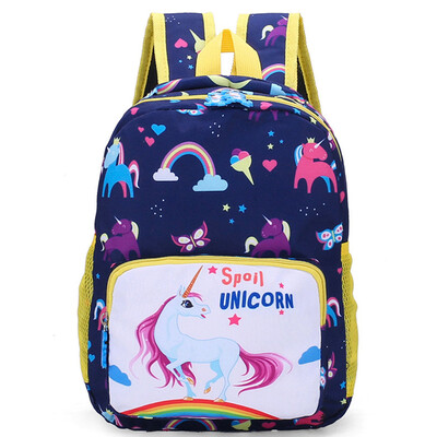 

Kids Children Unicorn Backpack Kindergarten Boys Girls Cartoon Unicorn School Book Bags