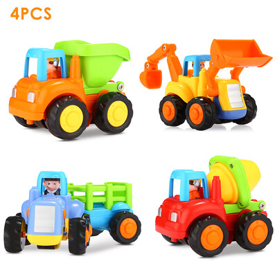 

Hola 326 Engineering Vehicles Baby Toys Including Tractor Bulldozer Dumper Cement Mixer
