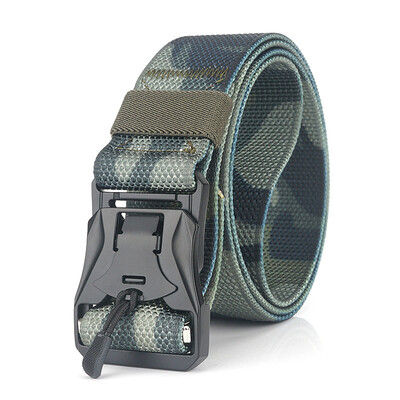 

New Nylon belt Camouflage Insert Buckle Mens belt Tactical belt Fast Multifunction Military training belts Fabric belt 125cm