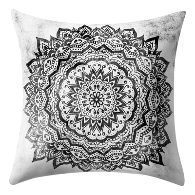 

45x45cm Square Throw Pillow Covers Datura flowers Pillow Cover Cushion Cover JY21097 Cushion Cover Letter Pillow Cover