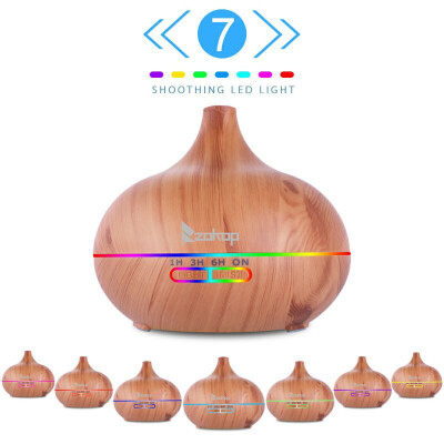 

500ml Wood Grain Ultrasonic Aroma HumidifierCool Mist Aromatherapy Humidifie Air Cleaner Freshener Purifier Atomizer