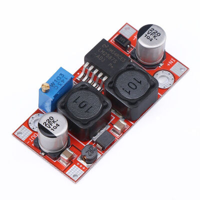 

DC-DC Auto Boost Buck Converter 3-35V to 125-30V 2A 18W Full Range Regulator Step-up Step-down Power Supply Module LM2587