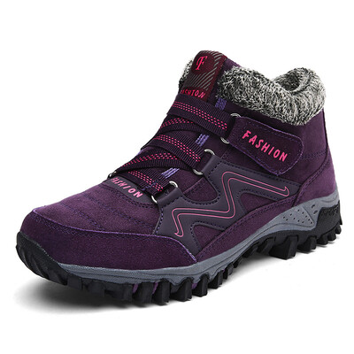 

2019 new snow boots mens fashion casual shoes warm outdoor shoes cow suede shoes winter Korean shoes