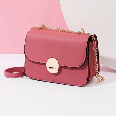 

Small bag female 2019 new tide female bag Korean version of small fragrance PU leather fashion shoulder slung
