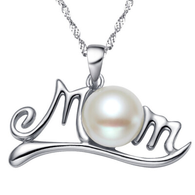 

Mom Pearl Pendant Necklace Female Mother Birthday Gift Necklace Jewelry Gift