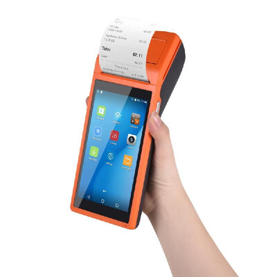 

All in One Handheld PDA Printer Smart POS Terminal Wireless Portable Printers Intelligent Payment Terminal Function BT WiFi USB