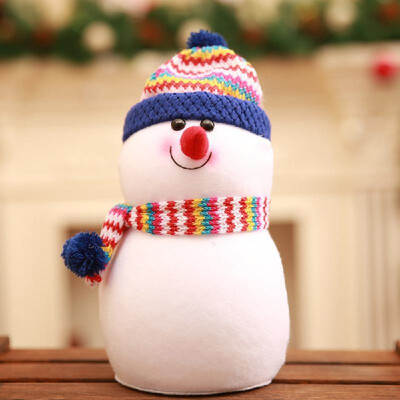 

Christmas snowman doll big medium&small bubble snowman home Christmas tree decoration gift window decoration Lei Feng hat snow