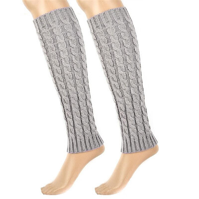 

Winter Women Knitted Crochet Thigh Leg Warmer Cover Long Leggings Slouch Boot Cuffs High Socks