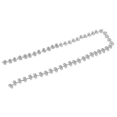 

Greensen 1 yard Gold Sunflower Rhinestone Crystal Trim Chain for Welding Dress Shoes Accessories