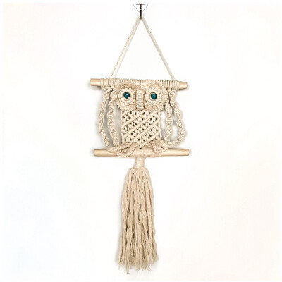 

MEIYU Owl hand-woven wall decoration ornament 13926