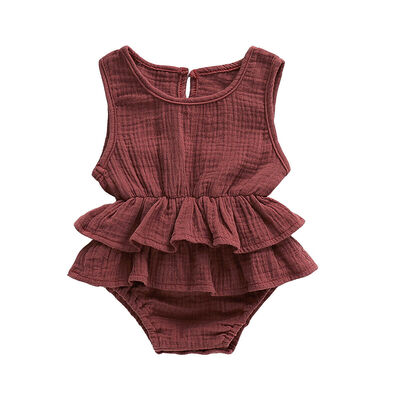 

New Summer Newborn Kid Baby Girl Clothes Sleeveless Romper Tutu Dress 1PC Outfit