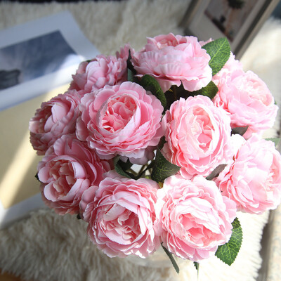 

Gobestart Artificial Fake Phantom Roses Flower Bridal Bouquet Wedding Party Home Decor