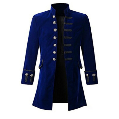 

Mens Elegant Punk Style Victorian Gothic Fancy Dress Ball Halloween Party Coat