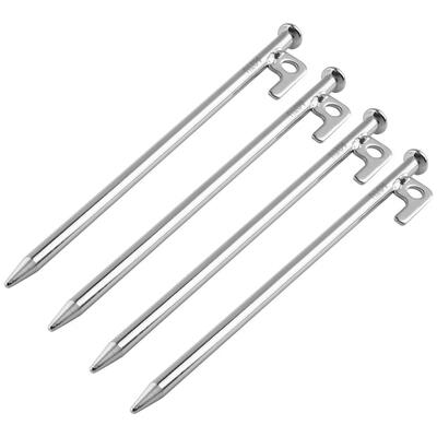 

4 PCS Outdoor 30CM Tent Nails Nude Steel Nails Beach Snow Nail Tents