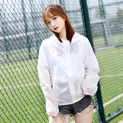 

2019 Summer And Autumn New Sun Protection Clothing Female Thin Coat Long Sleeve Hooded Large Size Air Conditioning Shirt