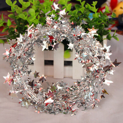 

〖Follure〗Christmas Supplies Ribbon Garland Wreath Door Wall Home Ornament Party Decor