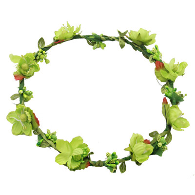 

Fashion Holiday Headwear With Leaf Plum Wreath Bride Bridesmaid Wedding Wreath Wedding Flower