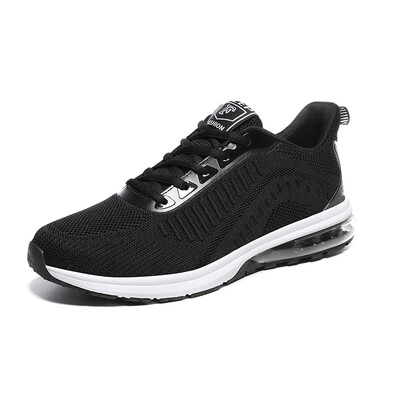 

Air cushion sports shoes non-slip sports shoes flying woven breathable running shoes cushioning travel shoes
